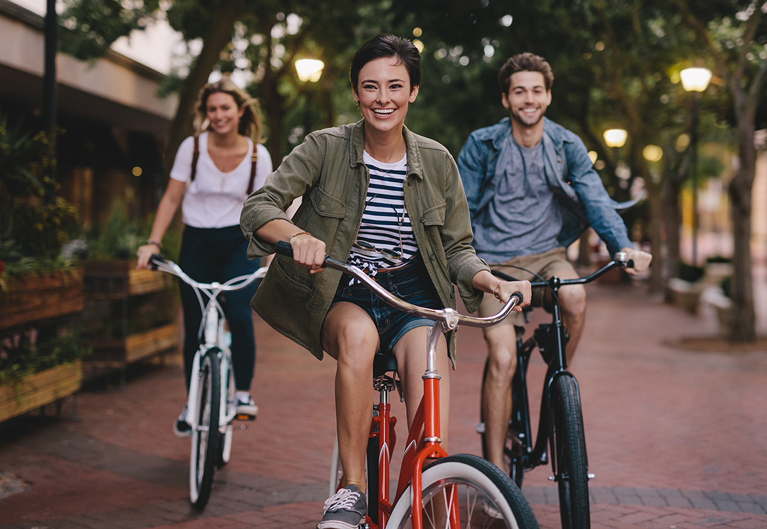 Youth riding bikes, staying healthy. CDH