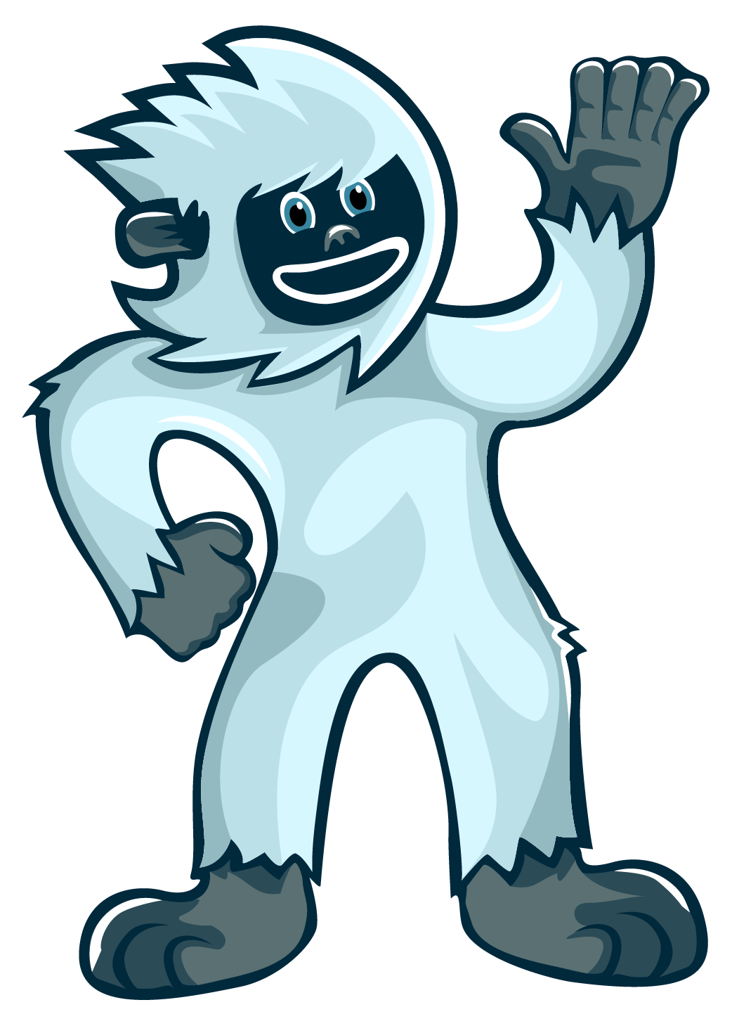 Zeb the Yeti mascot for Courage to Connect, VCORP