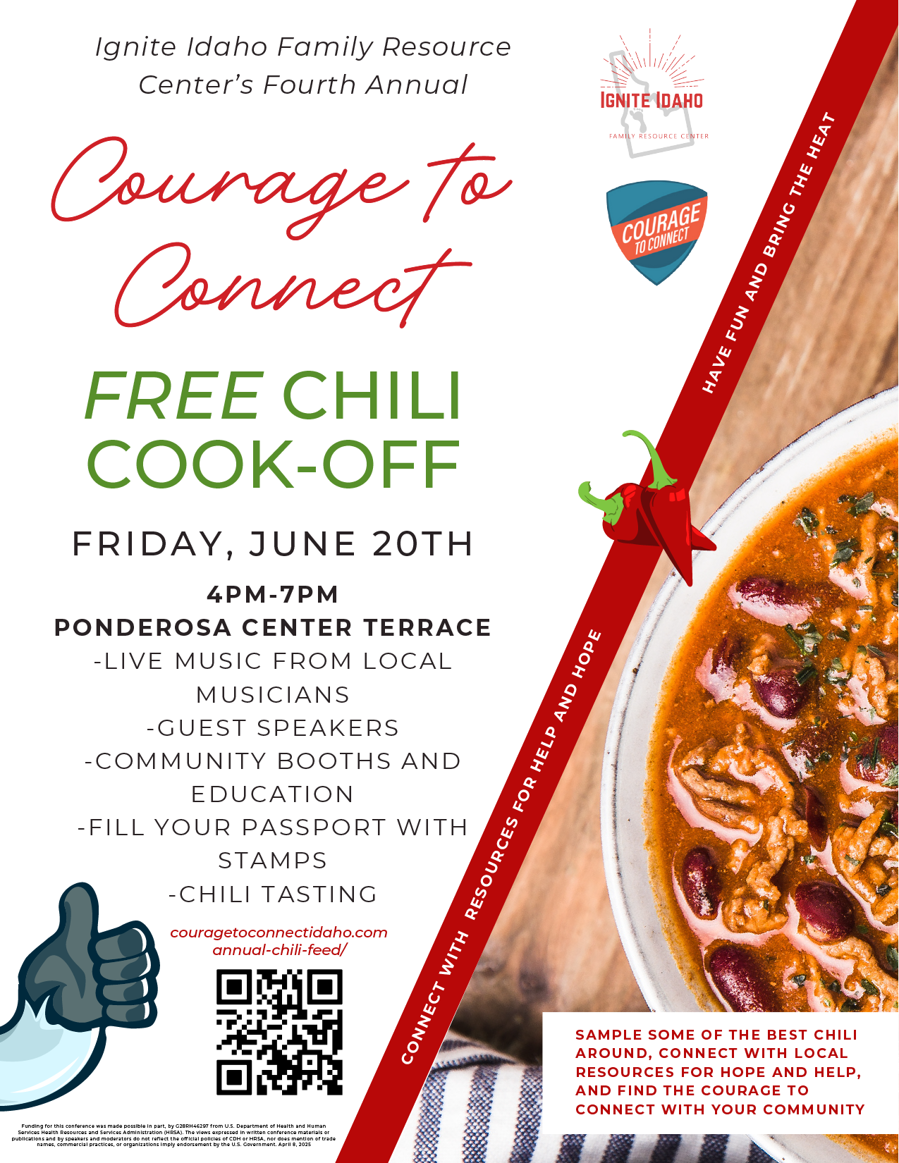 Courage to Connect annual chili cook off 2025