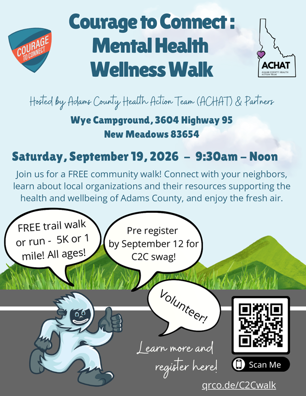Courage to Connect Mental Health Wellness Walk